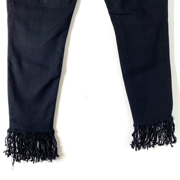 Blank NYC Black Fray Ankle Jeans NWT - Picture 8 of 12